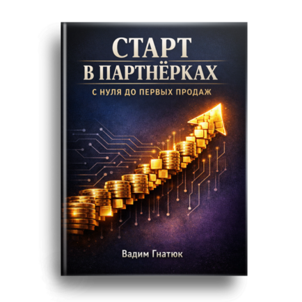 Старт в партнёрках с нуля до первых продаж