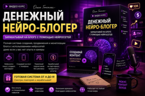 Видео-курс Денежный НЕЙРО-БЛОГЕР